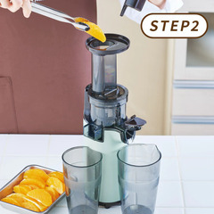 コンパクトで人気のラドンナ Toffy　ミニスロー ジューサー　★未開封の新品です　★人気のペールアクアの画像