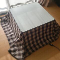 【美品】強弱切り替え可能！山善カジュアルこたつ