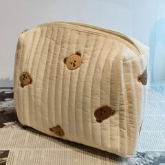 子育てバッグ　バッグインバッグ　オムツバッグ　くまの画像