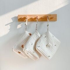 子育てバッグ　バッグインバッグ　オムツバッグ　くまの画像