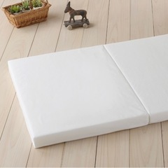 美品！西川ベビー固綿敷き布団&シーツ3点/ミニサイズ60×90cmの画像