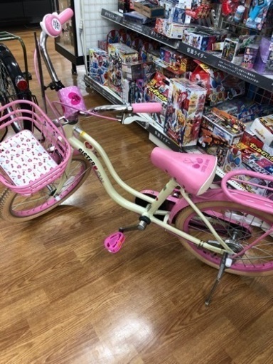 【ダイワサイクル】ピンクカラーの18インチ 子供用自転車お売りします！
