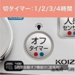 コイズミ　ホット&クール　の画像