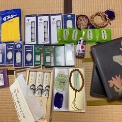 【お譲り先決定】仏具　まとめて　ロウソク、線香等