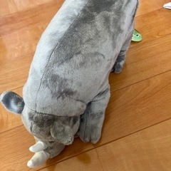 サイのぬいぐるみの画像