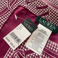新品Ralph Lauren シルクスカーフの画像