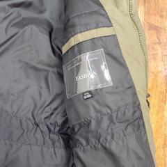 ●超美品●輸入品 （韓国製）Lサイズ　カーキ色　ロングベンチ  ダウンコートの画像