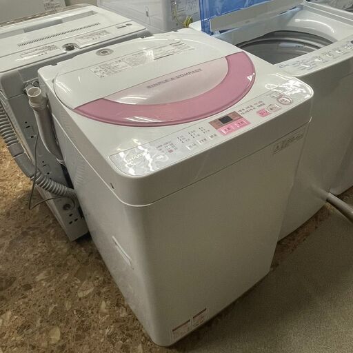SHARP/シャープ 全自動電気洗濯機 6キロ 2017年製 ES-GE6A-P 札幌 東区