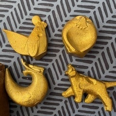 高岡銅器 美術鋳芸品 三枝惣太郎 お着物　12支の画像