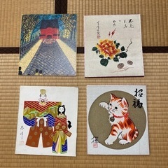 色紙　作品セット　25点