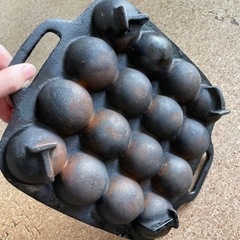 Iwatani たこ焼きプレート CB-P-T 直火用　鉄製の画像