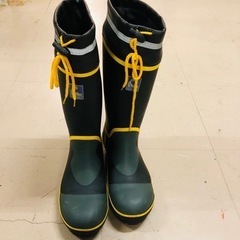 【売約済】GOLDWAVE 長靴 安全靴 レインブーツ 25.5センチ 中古の画像