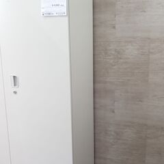 ★ジモティ割あり★ LION キャビネット 白 H185.5×D45×W89.5 クリーニング済み TJ2496の画像