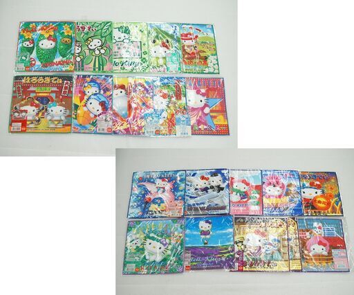 ハローキティ ご当地タオル 65枚 まとめて 20×20cm 都道府県 観光 お土産 プチタオル ハンドタオル ハンカチ サンリオ 札