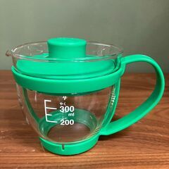 伊藤園×Iwaki 耐熱ガラス らくらく急須（エメラルドグリーン）の画像