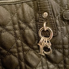 クリスチャン・ディオール　Dior パナレア　カナージュ　トートバッグ　黒　高級　ブランド　3481の画像