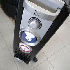 オイルヒーター S型9枚フィン ブレイン BR-100 中古 一部カバー浮きあり　苫小牧西店の画像