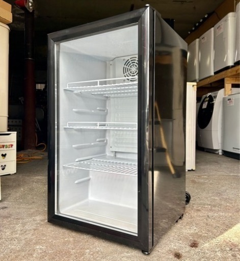 札幌市内配送可 21年製 SC\u0026R 家庭用冷蔵ディスプレイクーラー 100L 店舗 業務用 冷蔵ショーケース 02