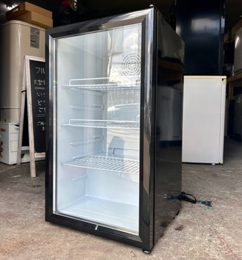 札幌市内配送可 21年製 SC\u0026R 家庭用冷蔵ディスプレイクーラー 100L 店舗 業務用 冷蔵ショーケース 03