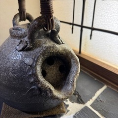 信楽焼　陶器の花瓶です　骨董　の画像