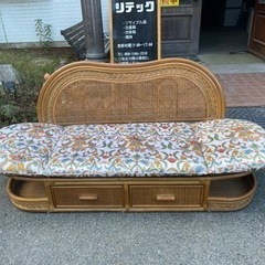 ラタンソファー　3人掛け　2人掛け　ラタン椅子