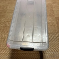 キャスター付き収納ボックス（2個セット）の画像
