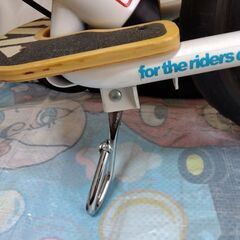 【お値下げ】アイデス☆d-bike 青✕白☆専用カバー付きの画像