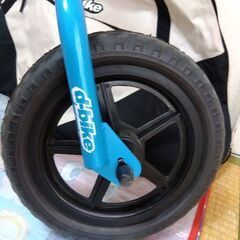 【お値下げ】アイデス☆d-bike 青✕白☆専用カバー付きの画像