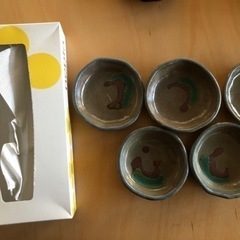 薩摩焼　和皿　醤油皿　5枚セットの画像