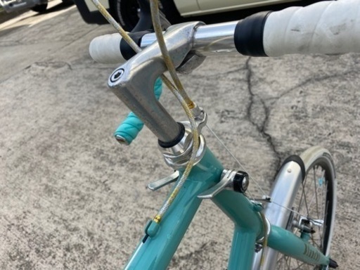 BIANCHI PISA_SPORTS Lepre ミニベロ  2013 ブルー 20インチ 登録抹消済_16段変速●E101T397