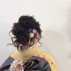 成人式振袖 袴の髪飾り1式の画像