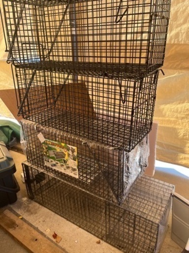 新品 4つセット 小動物キャッチャー 箱罠 捕獲器