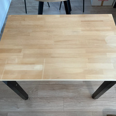 無垢天板 アイアン脚 デスク 90×60cm