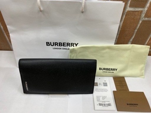 【愛品館江戸川店】バーバリー 長財布  キャベンディッシュ ブラック 8014642 ID：107-048928-007