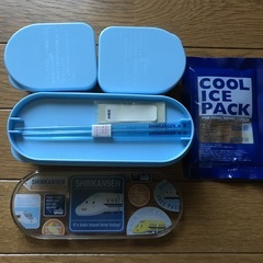 未使用！新品！しんかんせんバック付きランチケースセットの画像