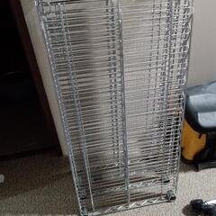 ワイヤースチール棚2セットの画像