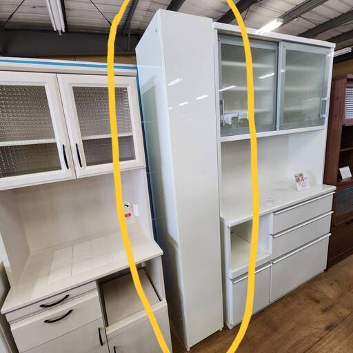 【愛品倶楽部柏店】パモウナ ハイタイプ スリムストッカー