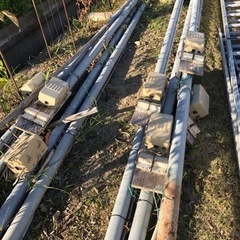 【即納】 仮設 掛川のその他の中古あげます (みごりん) 6m ポール 電気 その他