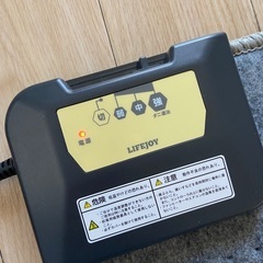 電気カーペット、シングルサイズの画像