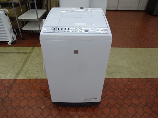 ID 374874　洗濯機7K　日立　２０１８年　NW-Z70E5