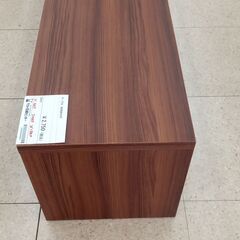 ★ジモティ割あり★ 末次家具工芸 テーブル収納BOX付 ブラウン H40.5×D40×W150 クリーニング済み TJ2499の画像