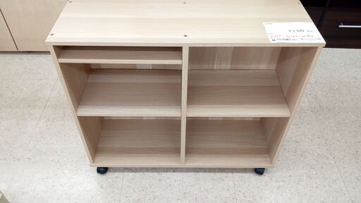 ★ジモティ割あり★ アイリスオーヤマ 収納棚 ナチュラル H65×D26×W75 クリーニング済み TJ2504