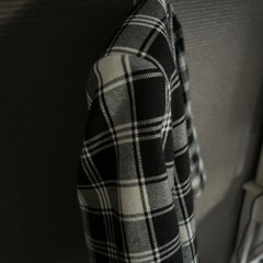 肩パッド入り　おしゃれレトロチェックジャケットの画像