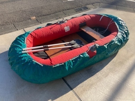 アキレスゴムボート（2人乗り）ボートカバー付