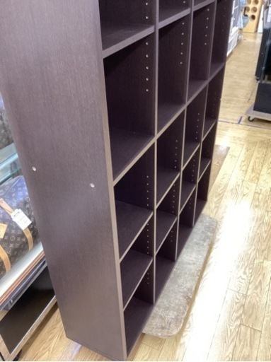 KJ-56【新入荷　リサイクル品】フリーラック　ブラウン