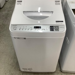 安心の1年保証付き！！ SHARP 　5.5kg縦型洗濯乾燥機　ES-TX5D-S  2020年製