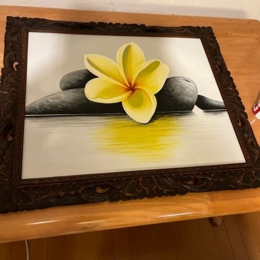 絵画　プルメリア　バリ　絵画