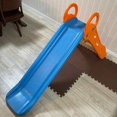 折りたたみロングすべり台　スライダー　シャワー付　室内使用品