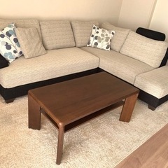 コーナーソファー（布張り）•L字型ソファー【MARUICHI SELLING / マルイチセーリング】の画像