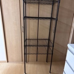 スチールラック　ブラウンの画像